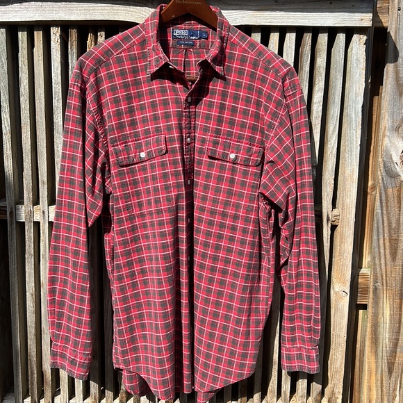 Polo Ralph Lauren Other - Ralph Lauren vintage classic 2 pocket shirt long sleeve pearl buttons
